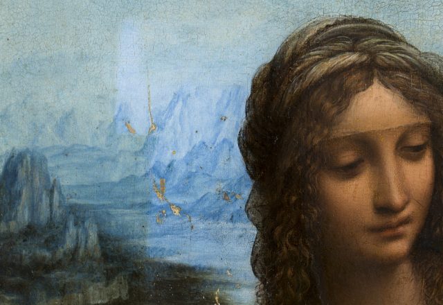 La Madone Au Fuseau Leonard De Vinci Couche picturale - Arcanes